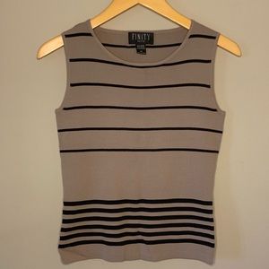 Ribbed Striped Tank Top